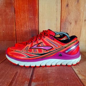 Brooks Transcend Women's Running Shoes Sz 7.5 Pink Purple